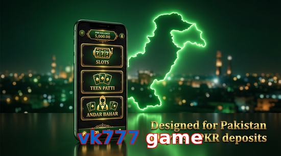 Main screen of Vk777 Game pk page for PK players